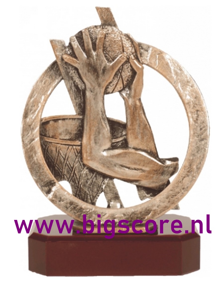 Basketball Metaalbeeld BEL296